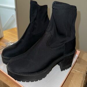 Public desire blank platform boots